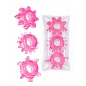 Комплект из трех розовых эрекционных колец - Erowoman-Eroman - в Долгопрудном купить с доставкой