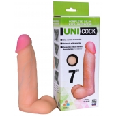 Фаллическая насадка Харнесс UNICOCK 7  - 19 см. - LOVETOY (А-Полимер) - купить с доставкой в Долгопрудном