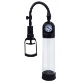 Чёрная вакуумная помпа A-toys с манометром и прозрачной колбой - A-toys - в Долгопрудном купить с доставкой