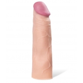 Реалистичная насадка с ярко выраженной головкой - 16,5 см. - A-toys - в Долгопрудном купить с доставкой