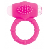 Розовое эрекционное виброкольцо A-toys - A-toys - в Долгопрудном купить с доставкой