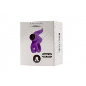 Эрекционное кольцо с подхватом мошонки и стимуляцией клитора Bullet Lastic Ring - Adrien Lastic - в Долгопрудном купить с доставкой