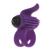 Эрекционное кольцо с подхватом мошонки и стимуляцией клитора Bullet Lastic Ring - Adrien Lastic - в Долгопрудном купить с доставкой