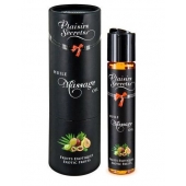 Массажное масло с ароматом экзотических фруктов Huile de Massage Gourmande Fruits Exotiques - 59 мл. - Plaisir Secret - купить с доставкой в Долгопрудном