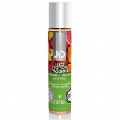 Смазка с ароматом тропических фруктов JO Flavored Tropical Passion - 30 мл. - System JO - купить с доставкой в Долгопрудном