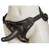 Женский страпон с вагинальной пробкой Woman Strap - 12 см. - LOVETOY (А-Полимер) - купить с доставкой в Долгопрудном