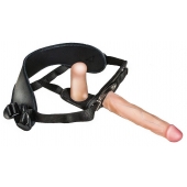 Женский страпон с вагинальной пробкой Woman Strap - 18 см. - LOVETOY (А-Полимер) - купить с доставкой в Долгопрудном