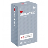 Презервативы с точками Unilatex Dotted - 12 шт. + 3 шт. в подарок - Unilatex - купить с доставкой в Долгопрудном