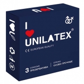 Ультрапрочные презервативы Unilatex Extra Strong - 3 шт. - Unilatex - купить с доставкой в Долгопрудном