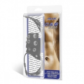 Утяжка на пенис и мошонку Cock Ring With 1.5  Ball Stretcher And Optional Weight Ring - BlueLine - купить с доставкой в Долгопрудном