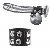 Ремень на член и мошонку 1.5  Cock Ring With Ball Strap - BlueLine - купить с доставкой в Долгопрудном