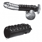 Сбруя на член на шнуровке 5  Cock Sheath - BlueLine - купить с доставкой в Долгопрудном