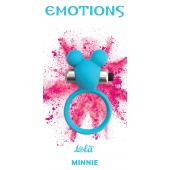 Голубое эрекционное виброколечко Emotions Minnie Breeze - Lola Games - в Долгопрудном купить с доставкой