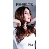 Чёрный кожаный чокер-кляп Tyra Black - Rebelts - купить с доставкой в Долгопрудном