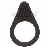 Чёрное эрекционное кольцо LIT-UP SILICONE STIMU RING 1 BLACK - Dream Toys - в Долгопрудном купить с доставкой