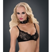 Полиуретановый ошейник с пуклями и D-кольцами Collar with Studs - Blush Novelties - купить с доставкой в Долгопрудном