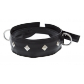 Полиуретановый ошейник с пуклями и D-кольцами Collar with Studs - Blush Novelties - купить с доставкой в Долгопрудном