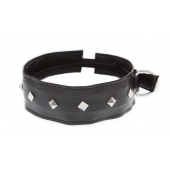 Полиуретановый ошейник с пуклями Collar with Studs - Blush Novelties - купить с доставкой в Долгопрудном