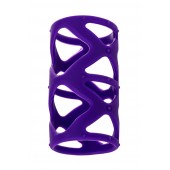 Фиолетовая насадка-сетка на пенис - 7,5 см. - A-toys - в Долгопрудном купить с доставкой