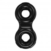 Чёрное эрекционное виброкольцо Eight - Bathmate - в Долгопрудном купить с доставкой