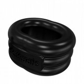 Чёрное эрекционное виброкольцо Stretch - Bathmate - в Долгопрудном купить с доставкой