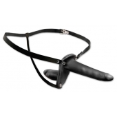 Женский страпон с вагинальной пробкой Double Penetrix Strap-on - 15 см. - Pipedream - купить с доставкой в Долгопрудном