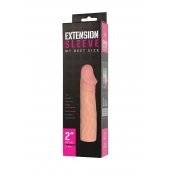 Телесная насадка-удлинитель Extension sleeve - 17 см. - Sitabella - в Долгопрудном купить с доставкой
