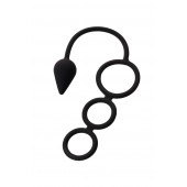 Тройное эрекционное кольцо с анальным хвостом Drop S-size - Erotist Adult Toys - в Долгопрудном купить с доставкой
