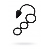 Тройное эрекционное кольцо с анальным хвостом Drop S-size - Erotist Adult Toys - в Долгопрудном купить с доставкой