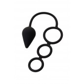 Тройное эрекционное кольцо с анальным хвостом Drop M-size - Erotist Adult Toys - в Долгопрудном купить с доставкой