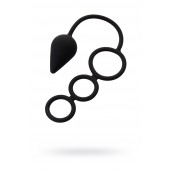 Тройное эрекционное кольцо с анальным хвостом Drop M-size - Erotist Adult Toys - в Долгопрудном купить с доставкой