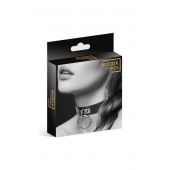 Узенький ошейник из полиуретана с кольцом - Bijoux Pour Toi - купить с доставкой в Долгопрудном