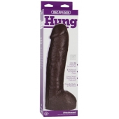 Большая насадка для трусиков Vac-U-Lock Realistic Hung - 31,7 см. - Doc Johnson - купить с доставкой в Долгопрудном