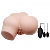 Телесный полуторс с двумя любовными тоннелями и вибрацией - Baile - в Долгопрудном купить с доставкой