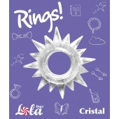 Прозрачное эрекционное кольцо Rings Cristal - Lola Games - в Долгопрудном купить с доставкой