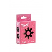 Чёрное эрекционное кольцо Rings Gear - Lola Games - в Долгопрудном купить с доставкой