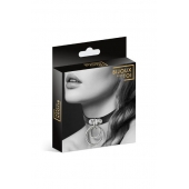 Черный чокер с двумя кольцами - Bijoux Pour Toi - купить с доставкой в Долгопрудном