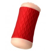 Двухсторонний мастурбатор JOS  NADIN в красном цилиндре - JOS - в Долгопрудном купить с доставкой