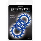 Набор из 3 синих эрекционных колец Renegade Gears - NS Novelties - в Долгопрудном купить с доставкой