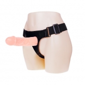 Телесный фаллоимитатор на трусиках Jessica Strap-On - 15,5 см. - Baile - купить с доставкой в Долгопрудном