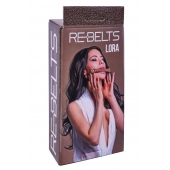 Кляп-трензель Lora с металлическими кольцами - Rebelts - купить с доставкой в Долгопрудном