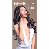 Кляп-трензель Lora с металлическими кольцами - Rebelts - купить с доставкой в Долгопрудном