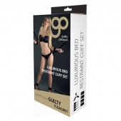 Комплект наручников и поножей LUXURIOUS BED RESTRAINT CUFF SET - Blush Novelties - купить с доставкой в Долгопрудном