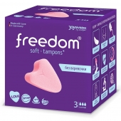 Женские гигиенические тампоны без веревочки FREEDOM normal - 3 шт. - Freedom - купить с доставкой в Долгопрудном