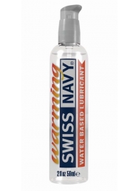 Разогревающий лубрикант на водной основе Swiss Navy Warming Lube - 59 мл. - Swiss navy - купить с доставкой в Долгопрудном