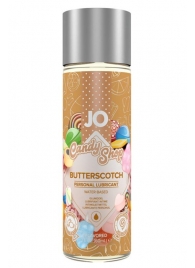 Смазка на водной основе Candy Shop Butterscotch с ароматом ирисок - 60 мл. - System JO - купить с доставкой в Долгопрудном