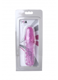 Розовая насадка с нежными шипами - 13,5 см. - Toyfa Basic - в Долгопрудном купить с доставкой
