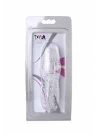 Прозрачная насадка с шишечками и шипами - 13,5 см. - Toyfa Basic - в Долгопрудном купить с доставкой