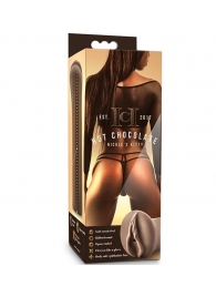 Коричневый мастубратор-вагина Nicole s Kitty - Blush Novelties - в Долгопрудном купить с доставкой