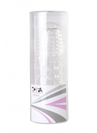 Прозрачная закрытая гелевая насадка - 13,5 см. - Toyfa Basic - в Долгопрудном купить с доставкой